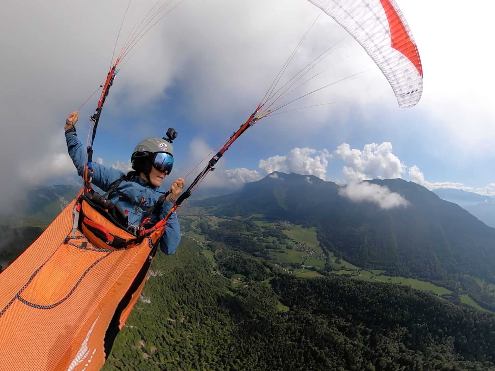 Vol en parapente avec Joanna Di Grigoli