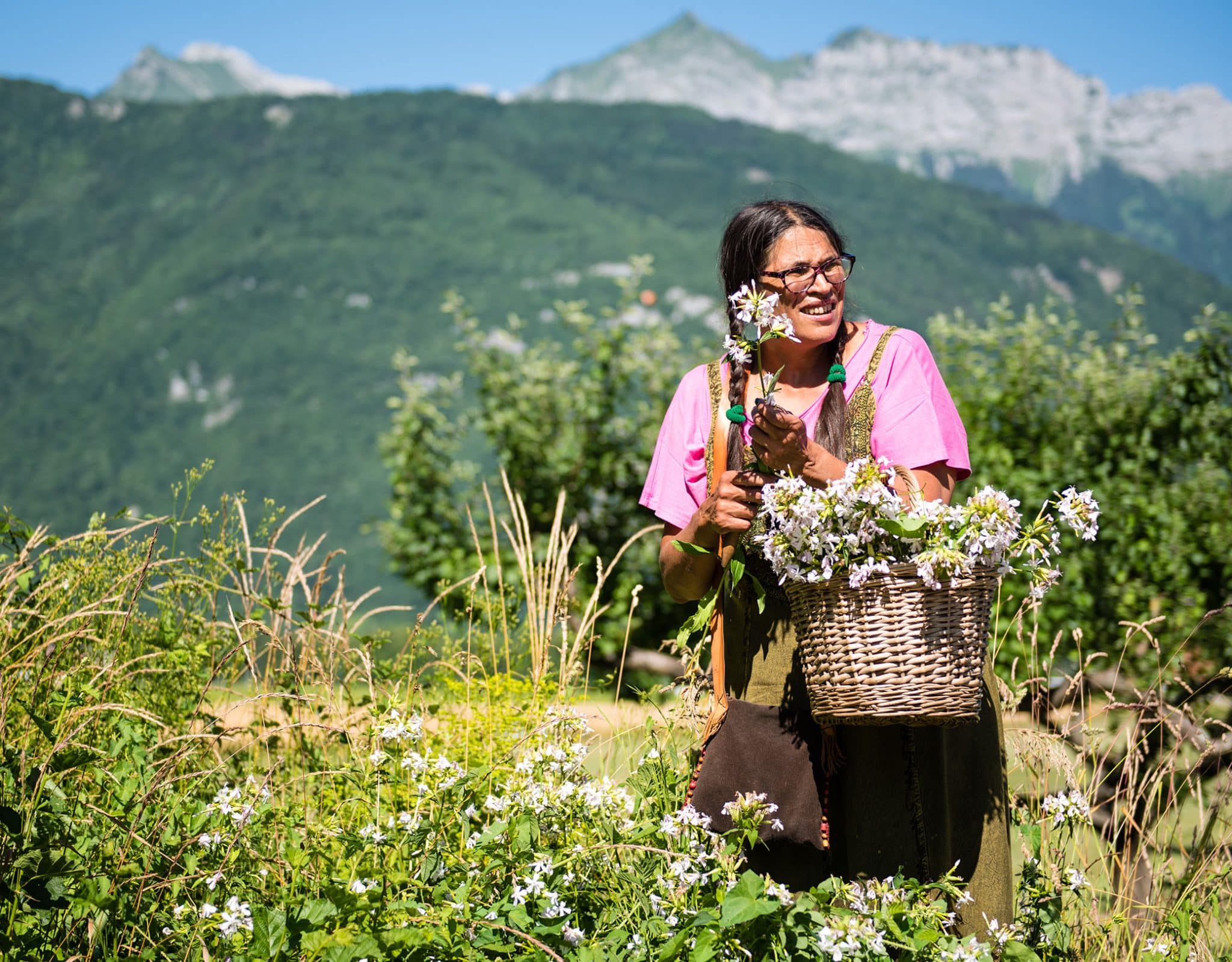 Cueillette en été avec Sabrina Millot