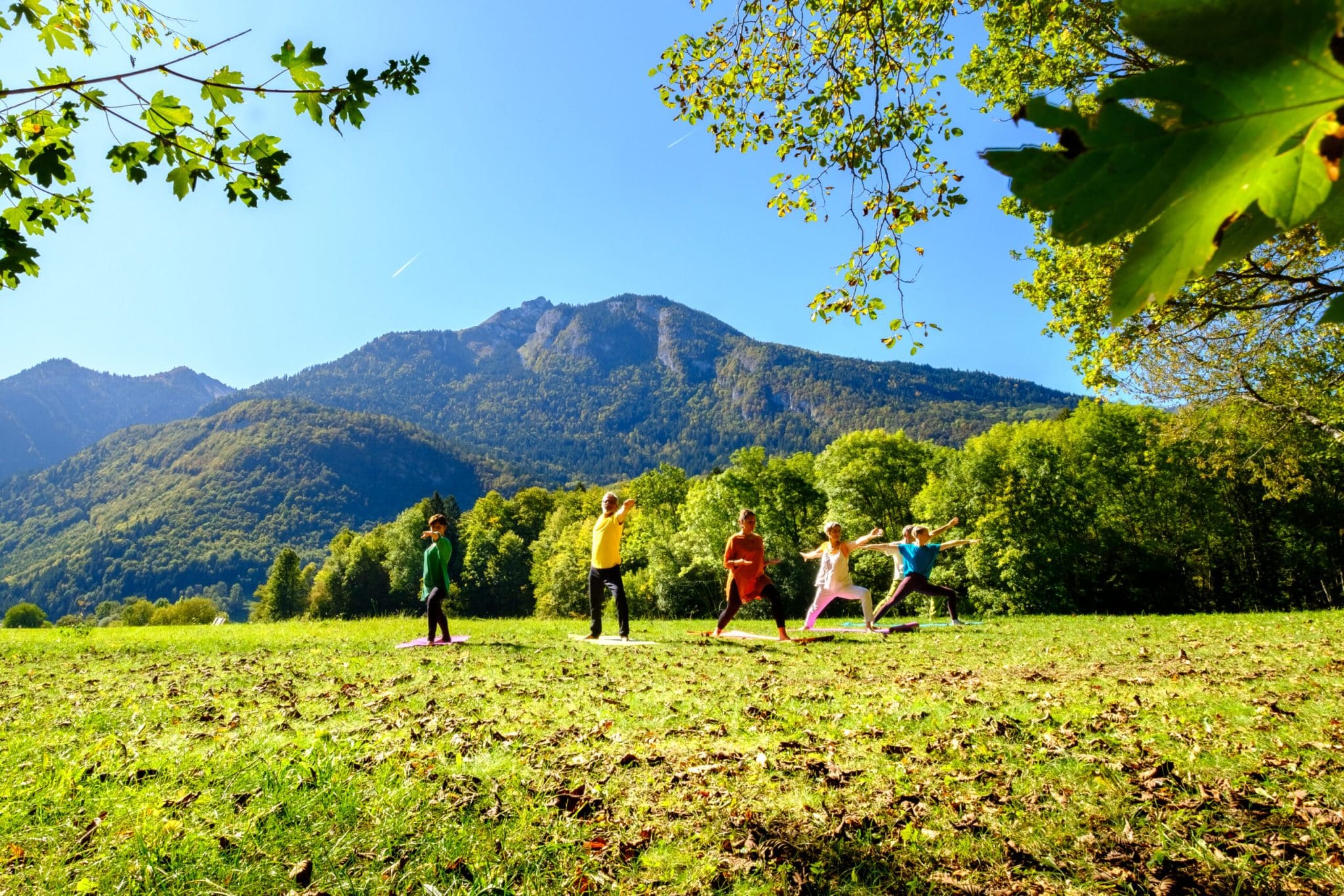 Yoga en pleine nature à Seythenex