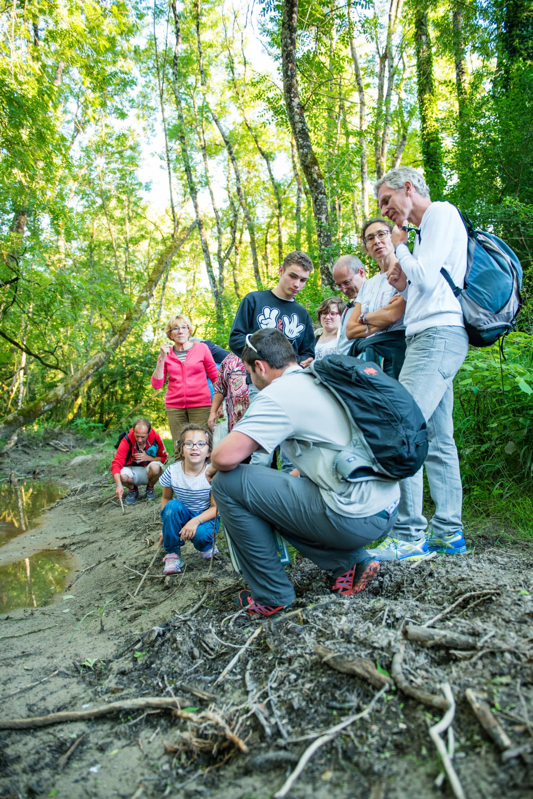 guide et groupe Réserve naturelle du bout du lac d'Annecy